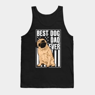 Best Dog Dad Ever Pug Tank Top